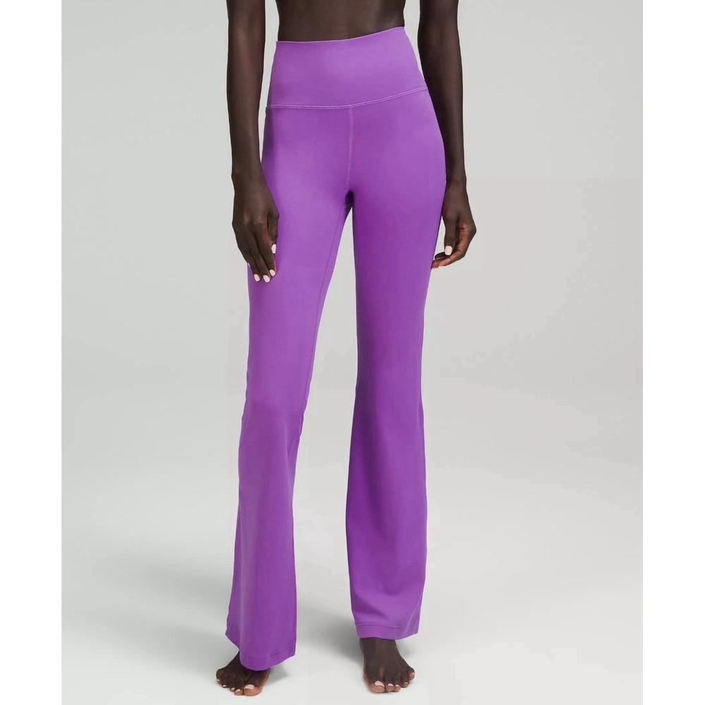 NWT Lululemon Groove Super High Rise Flared Pant Moonlit Magenta Size 6 purple